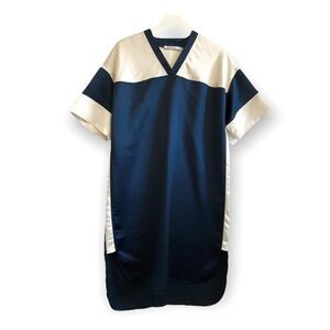 T BY ALEXANDER WANG V-Neck Short Sleeve Tunic Dress